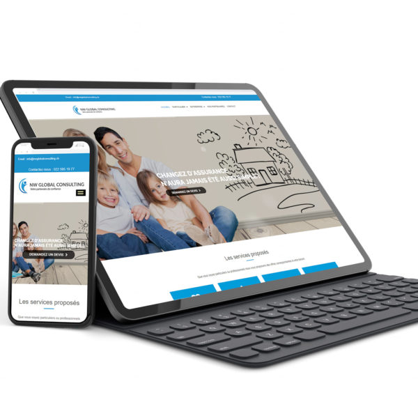 Réalisation d'un site internet compatible tablette et mobile par Emacrea agence web