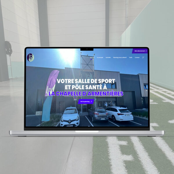 Création d'un site internet pour une salle de sport et fitness