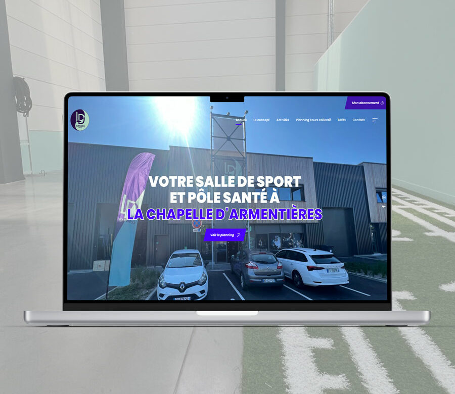 Création d'un site internet pour une salle de sport et fitness